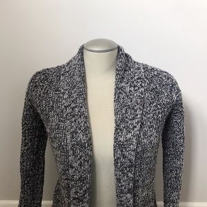 Salt and pepper knitted cardigan